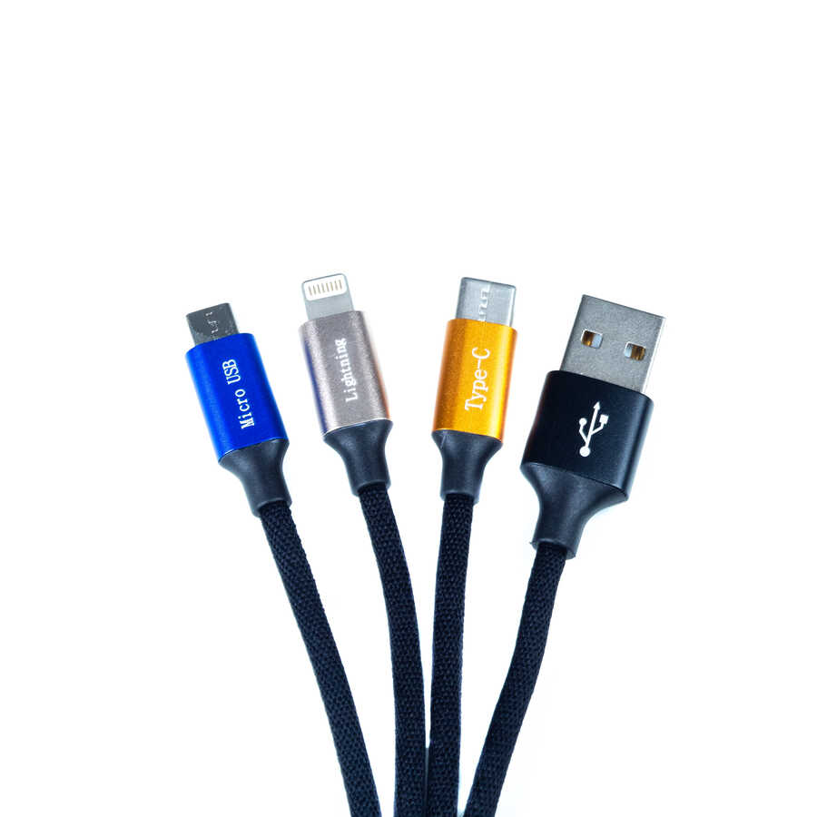 Zore OKS 3 in 1 Usb Kablo - 4