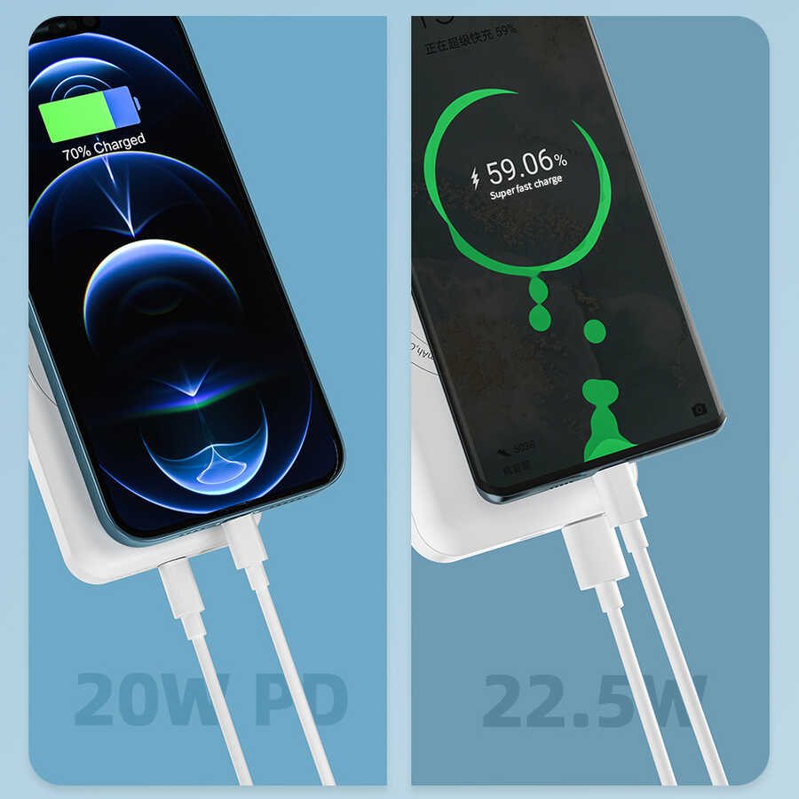 Wiwu SC10000 M-safe Mıknatıslı Wireless Powerbank - 11