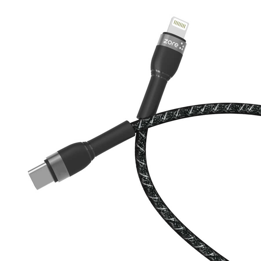 Zore Shira Serisi Type-C to Lightning PD Kablo 1m - 2