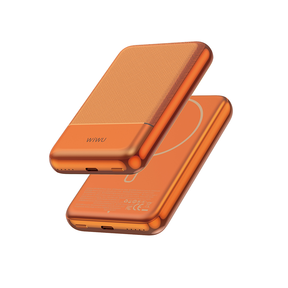 Wiwu Wi-P089 LED Işık Göstergeli PD 20W Kablosuz Powerbank 10.000mAh 15W - 5