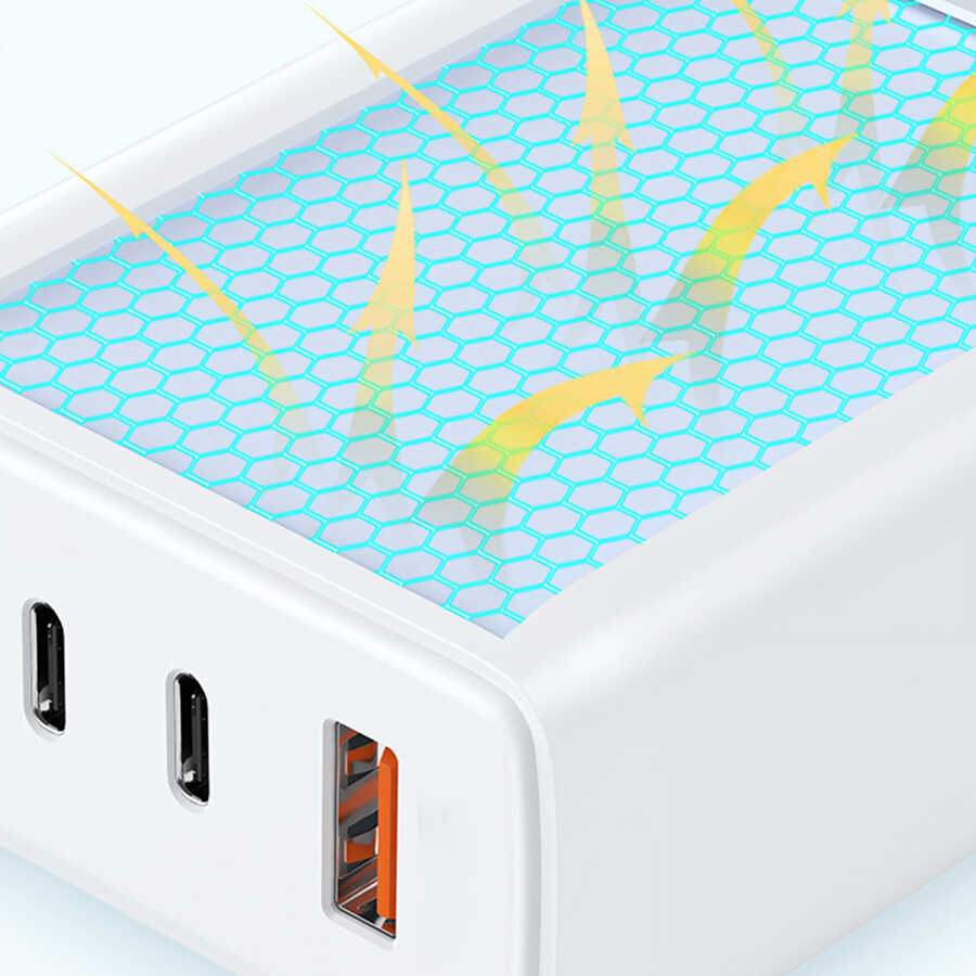 Wiwu TR257-AEU Mini GaN Tech 120W Power Adaptör - 4