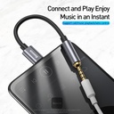 Baseus iPhone 15 ve 16 Tüm Serilere Uyumlu Type-C to 3.5mm Kulaklık Dönüştürücü Ses Adaptörü