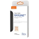 Recci RCL-P200 City of Sky Serisi Lightning to USB-A Data ve Şarj Kablosu 2M - 1