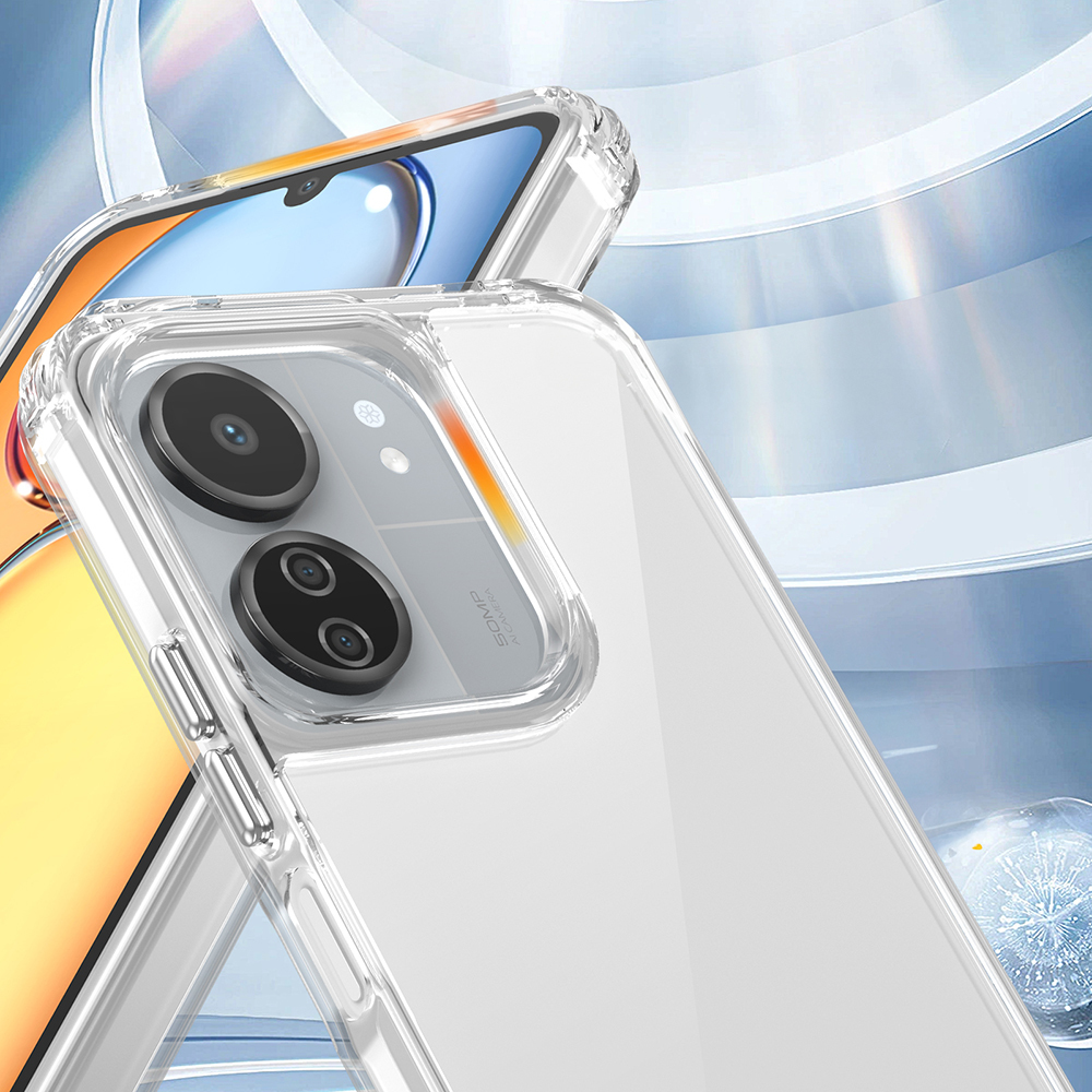 Xiaomi Redmi 13C Uyumlu Kılıf Airbagli Takılabilir Askı Aparatlı Zore Snap Silikon Kapak - 3