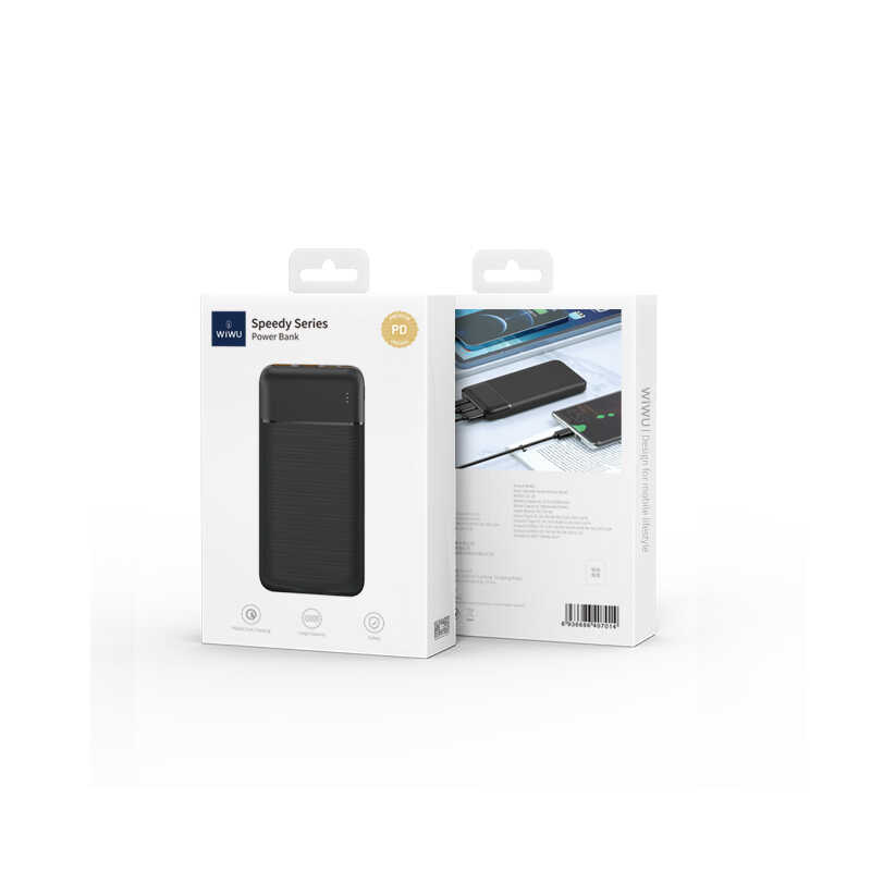 Wiwu JC-19 PD Hızlı Şarj Özellikli Şarj Göstergeli Powerbank 20W 10000mAh - 1