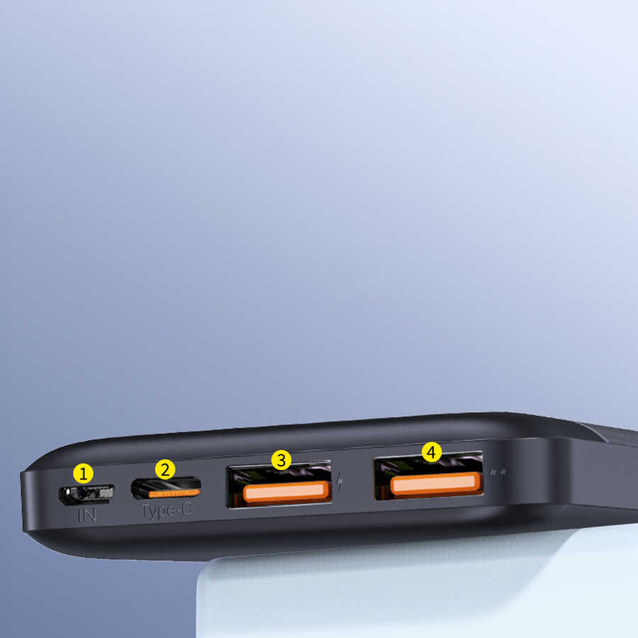 Wiwu JC-19 PD Hızlı Şarj Özellikli Şarj Göstergeli Powerbank 20W 10000mAh - 7