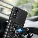 Oppo A60 Kılıf Magnetik Standlı Kamera Korumalı Zore Sürgülü Vega Kapak - 3