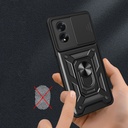 Oppo A38 Uyumlu Kılıf Magnetik Standlı Kamera Korumalı Zore Sürgülü Vega Kapak - 4