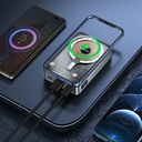 Wiwu JC-21 Hızlı Şarj Özellikli Şarj Göstergeli Standlı M-safe Wireless Powerbank 22.5W 10000mAh - 6