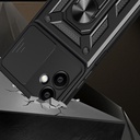 Samsung Galaxy A06 Uyumlu Kılıf Magnetik Standlı Kamera Korumalı Zore Sürgülü Vega Kapak - 3