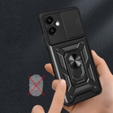 Samsung Galaxy A06 Uyumlu Kılıf Magnetik Standlı Kamera Korumalı Zore Sürgülü Vega Kapak - 5