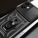 Samsung Galaxy A06 Uyumlu Kılıf Magnetik Standlı Kamera Korumalı Zore Sürgülü Vega Kapak - 7
