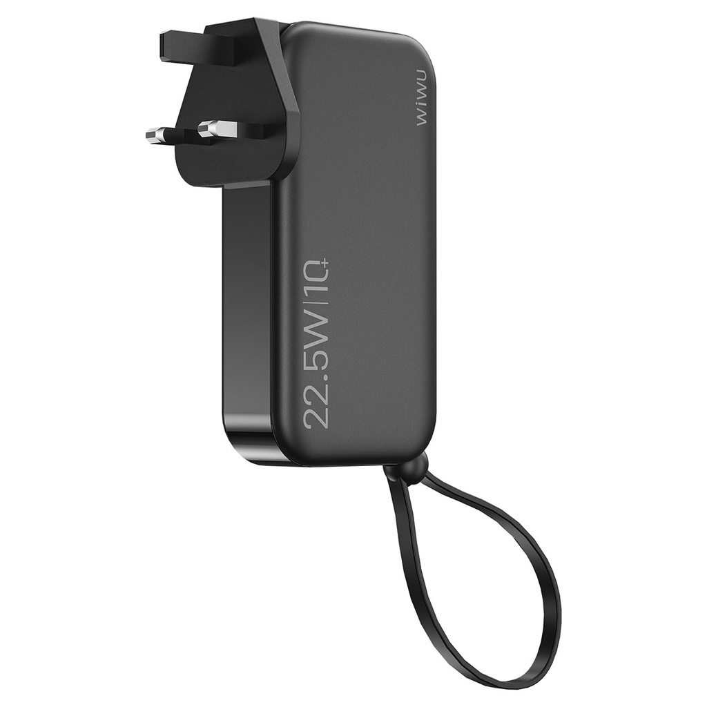 Wiwu JC-23 Micro Type-C ve Lightning Kablolu Şarj Göstergeli PD Powerbank 22.5W 10000mAh - 9