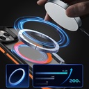 Apple iPhone 12 Uyumlu Kılıf Magsafe Şarj Özellikli Renkli Kenar Airbag Şeritli Zore Lamer Kapak - 1