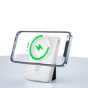 Wiwu JC-20 Hızlı Şarj Özellikli Standlı M-safe Wireless Transparan Powerbank 15W 10000mAh - 2