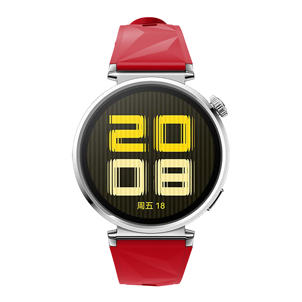 Huawei Watch GT 4 Uyumlu 41mm Zore KRD-129 18mm Silikon Kordon Strap Kayış - 29