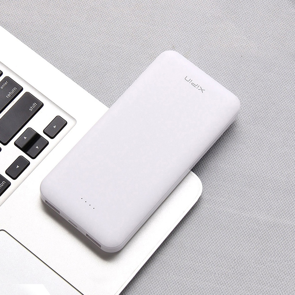 Xipin PX102 Hızlı Şarj Özellikli LED Göstergeli Dual USB Taşınabilir Akıllı Powerbank 10000mAh - 9