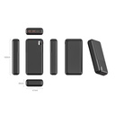 Xipin PX722 Hızlı Şarj Özellikli LED Işık Göstergeli Dual USB Taşınabilir Powerbank 20000mAh - 1