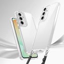Samsung Galaxy S24 FE Uyumlu Kılıf Airbagli Takılabilir Askı Aparatlı Zore Snap Silikon Kapak - 1