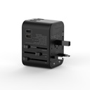 Wiwu UA-303 Çoklu Universal TR/US/UK/AUS/EU Uyumlu Şarj Adaptörü 33.5W - 4