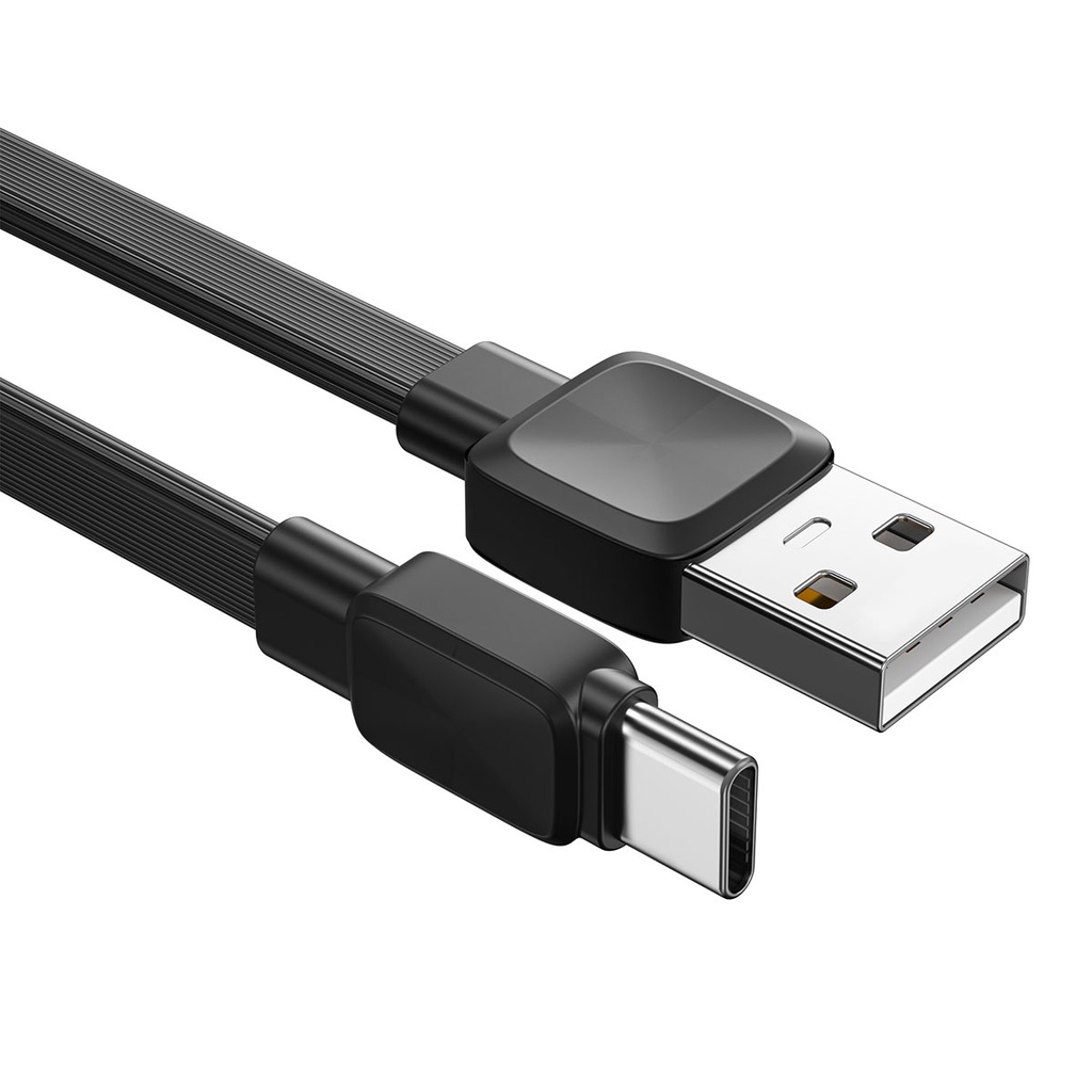 Wiwu Bravo Wİ-C003 Yassı Tasarım Type-C Usb Kablo 1M - 3