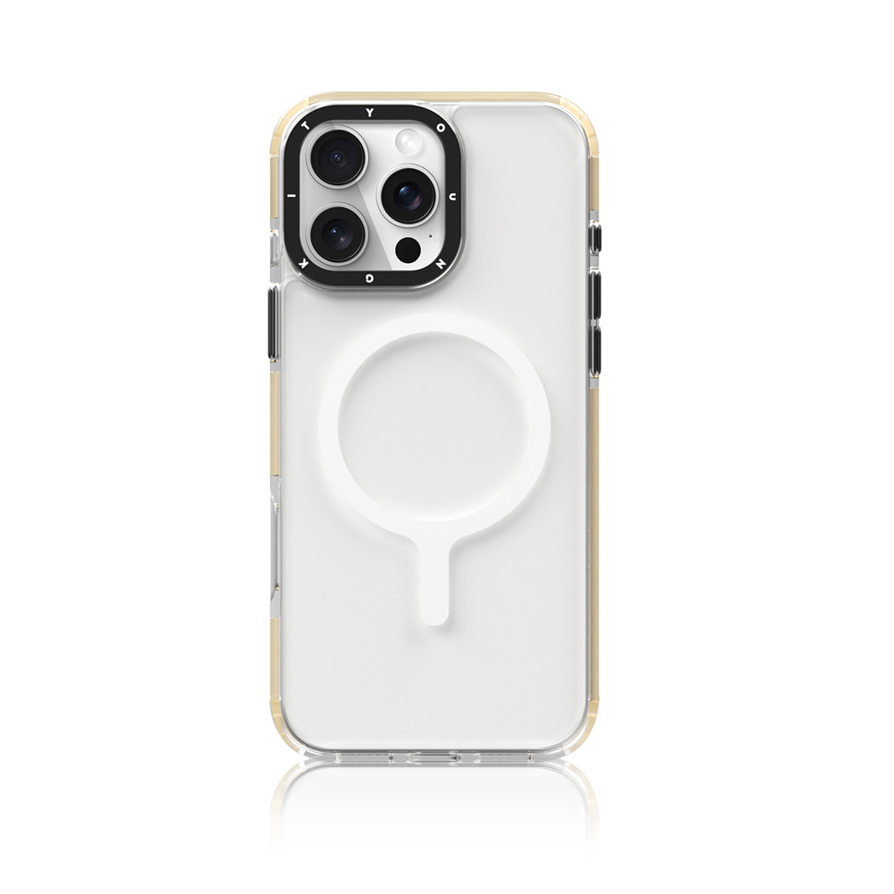 Apple iPhone 16 Pro Max Uyumlu Kılıf Magsafe Şarj Özellikli YoungKit Crystal Color Serisi Kapak - 3