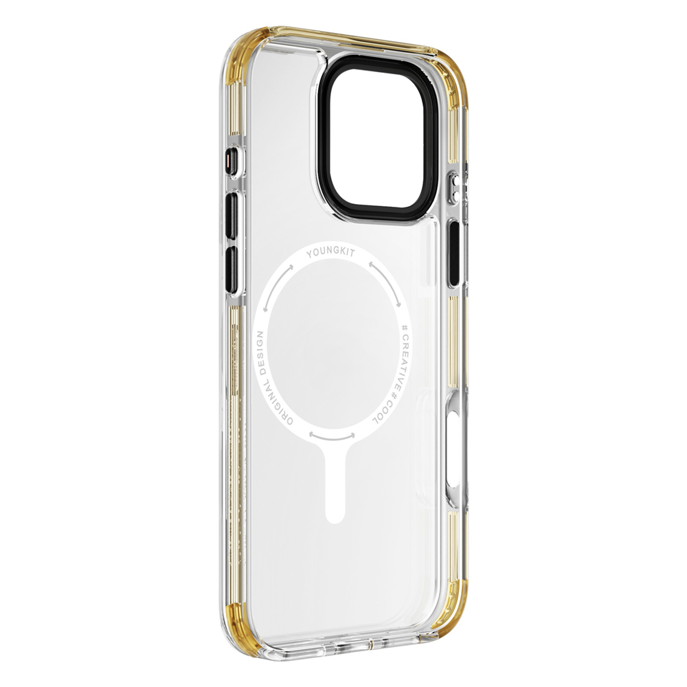 Apple iPhone 16 Pro Max Uyumlu Kılıf Magsafe Şarj Özellikli YoungKit Crystal Color Serisi Kapak - 5