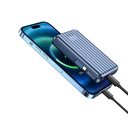 Wiwu PP03 Taşınabilir Wireless Şarj ve PD Hızlı Şarj Özellikli Powerbank 15W 10000mAh - 3