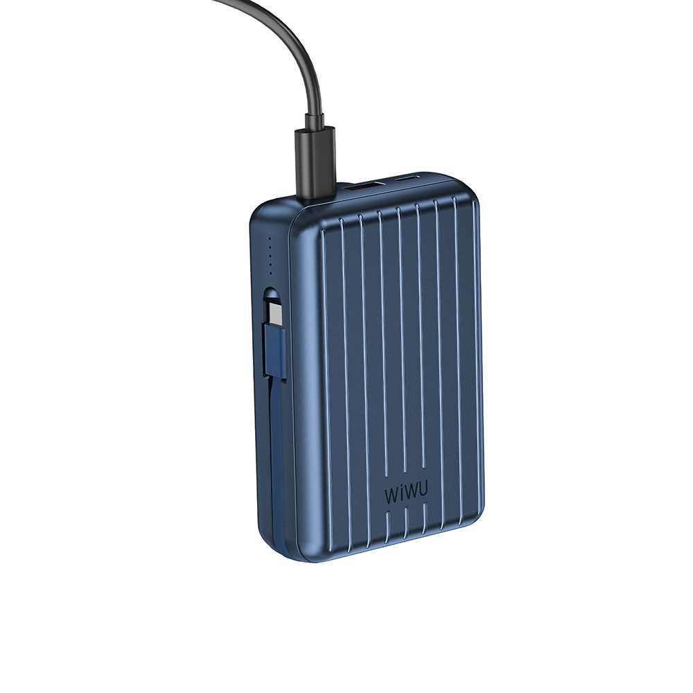 Wiwu PP04 Taşınabilir Wireless Şarj ve PD Hızlı Şarj Özellikli Powerbank 20W 20000mAh - 6