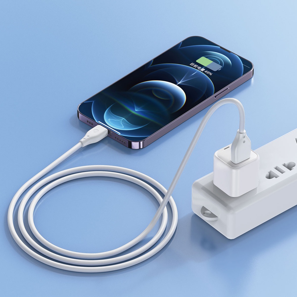 Wiwu Pioneer Wİ-C001 Ultra Esnek Lightning Usb Kablo 1M - 6