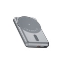 Wiwu PP02 Taşınabilir Wireless Şarj ve PD Hızlı Şarj Özellikli Powerbank 15W 5000mAh - 4