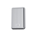 Wiwu PP02 Taşınabilir Wireless Şarj ve PD Hızlı Şarj Özellikli Powerbank 15W 5000mAh - 6