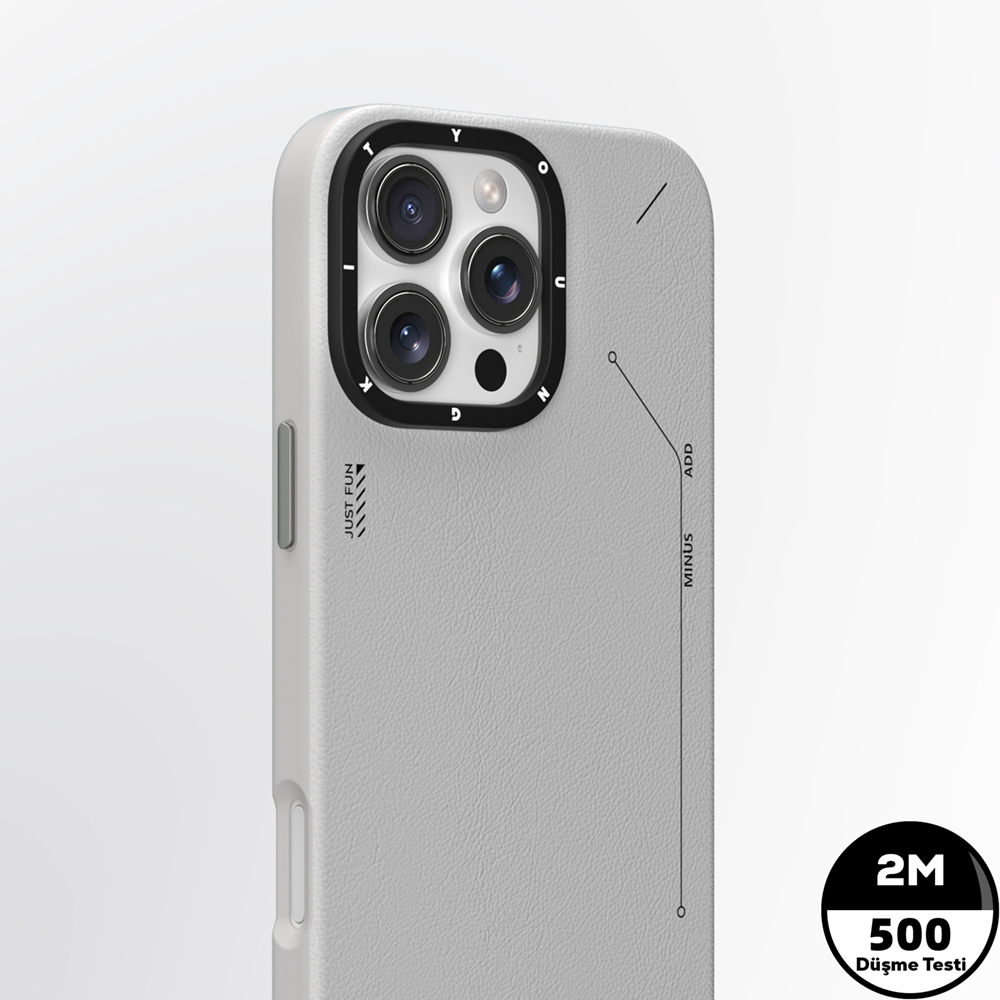 Apple iPhone 16 Pro Max Uyumlu Kılıf Magsafe Şarj Özellikli Basit Mat Deri Desenli Youngkit Tech Fashion Serisi Kapak - 7