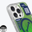 Apple iPhone 16 Pro Max Uyumlu Kılıf Magsafe Şarj Özellikli Parlak Kumlu Sıvılı Tasarımlı Galaxy Fantasy Serisi Kapak - 5