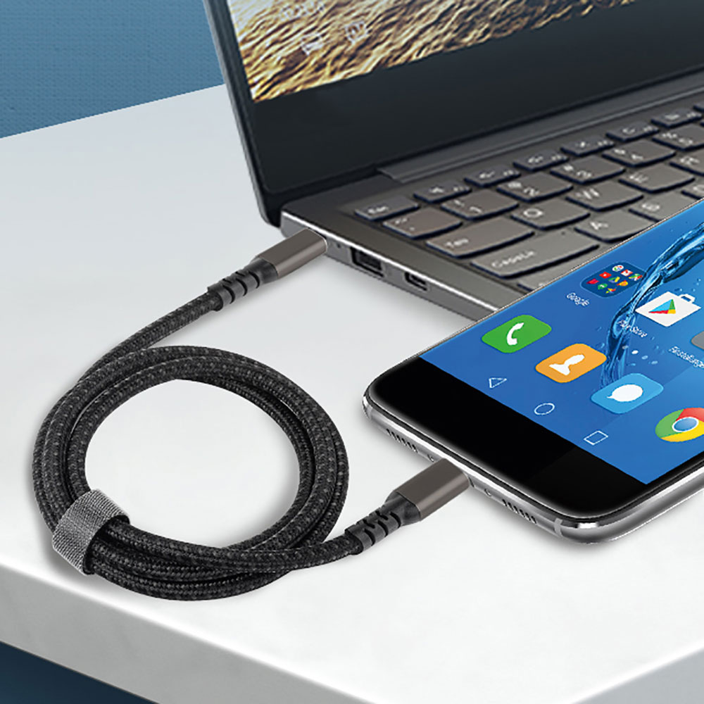 Zore 2.Jenerasyon Type-C to Type-C USB3.2 PD Data Kablosu 100W 20Gbps 4K@60Hz 1 Metre - 4