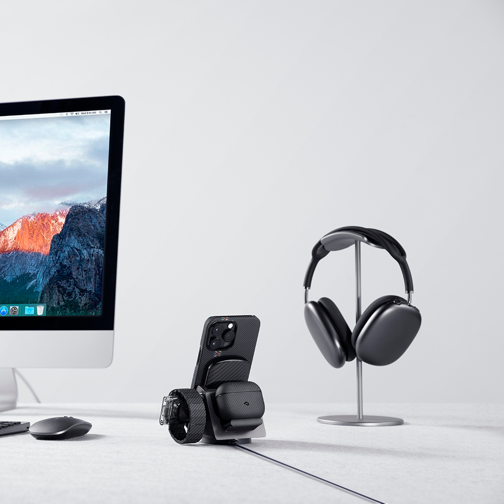 Apple iPhone 14 Pro Uyumlu Kılıf Magsafe Şarj Özellikli 600D Aramid Fiber Pitaka Tactile Woven Orchestra Serisi Rhapsody Kapak - 12