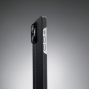 Apple iPhone 14 Pro Uyumlu Kılıf Magsafe Şarj Özellikli 600D Aramid Fiber Pitaka Tactile Woven Orchestra Serisi Rhapsody Kapak - 19