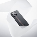 Apple iPhone 14 Pro Uyumlu Kılıf Magsafe Şarj Özellikli 600D Aramid Fiber Pitaka Tactile Woven Orchestra Serisi Rhapsody Kapak - 20