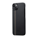 Apple iPhone 15 Uyumlu Kılıf Magsafe Şarj Özellikli 600D Aramid Fiber Pitaka Tactile Woven Orchestra Serisi Rhapsody Kapak - 2