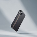 Apple iPhone 15 Uyumlu Kılıf Magsafe Şarj Özellikli 600D Aramid Fiber Pitaka Tactile Woven Orchestra Serisi Rhapsody Kapak - 20