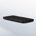 Apple iPhone 15 Plus Uyumlu Kılıf Magsafe Şarj Özellikli 600D Aramid Fiber Pitaka Ultra-Slim Classic Serisi Black-Grey Twill Kapak - 5
