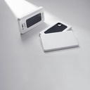 Apple iPhone 14 Uyumlu Kılıf Magsafe Şarj Özellikli 1500D Aramid Fiber Pitaka Ultra-Slim Classic Serisi Black-Grey Twill Kapak - 28