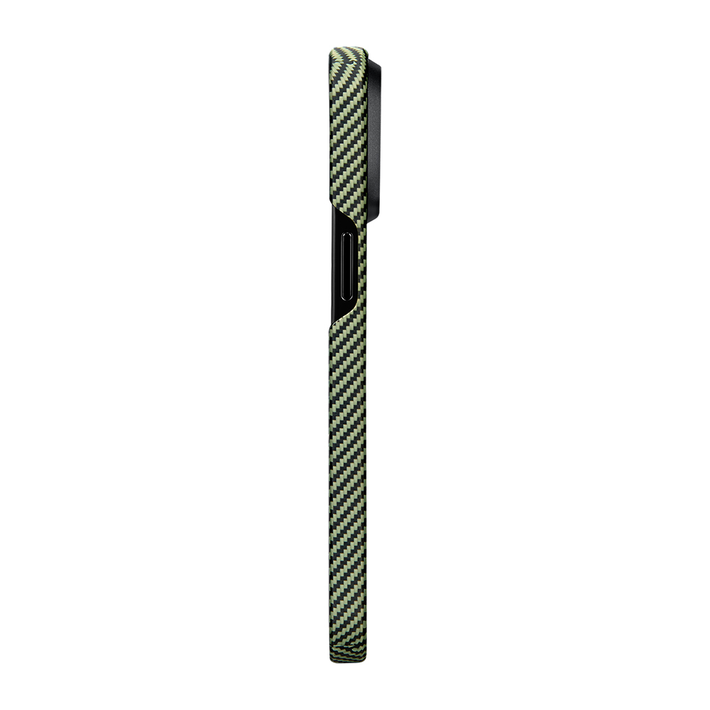 Apple iPhone 15 Plus Uyumlu Kılıf Magsafe Şarj Özellikli 600D Aramid Fiber Pitaka Tactile Woven Orchestra Serisi Overture Kapak - 7