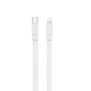 Wiwu Bravo Wİ-C004 Yassı Tasarım 20W Hızlı Şarj Özellikli Type-C to Lightning PD Kablo 1M - 6