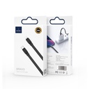 Wiwu Bravo Wİ-C004 Yassı Tasarım 20W Hızlı Şarj Özellikli Type-C to Lightning PD Kablo 1M - 9