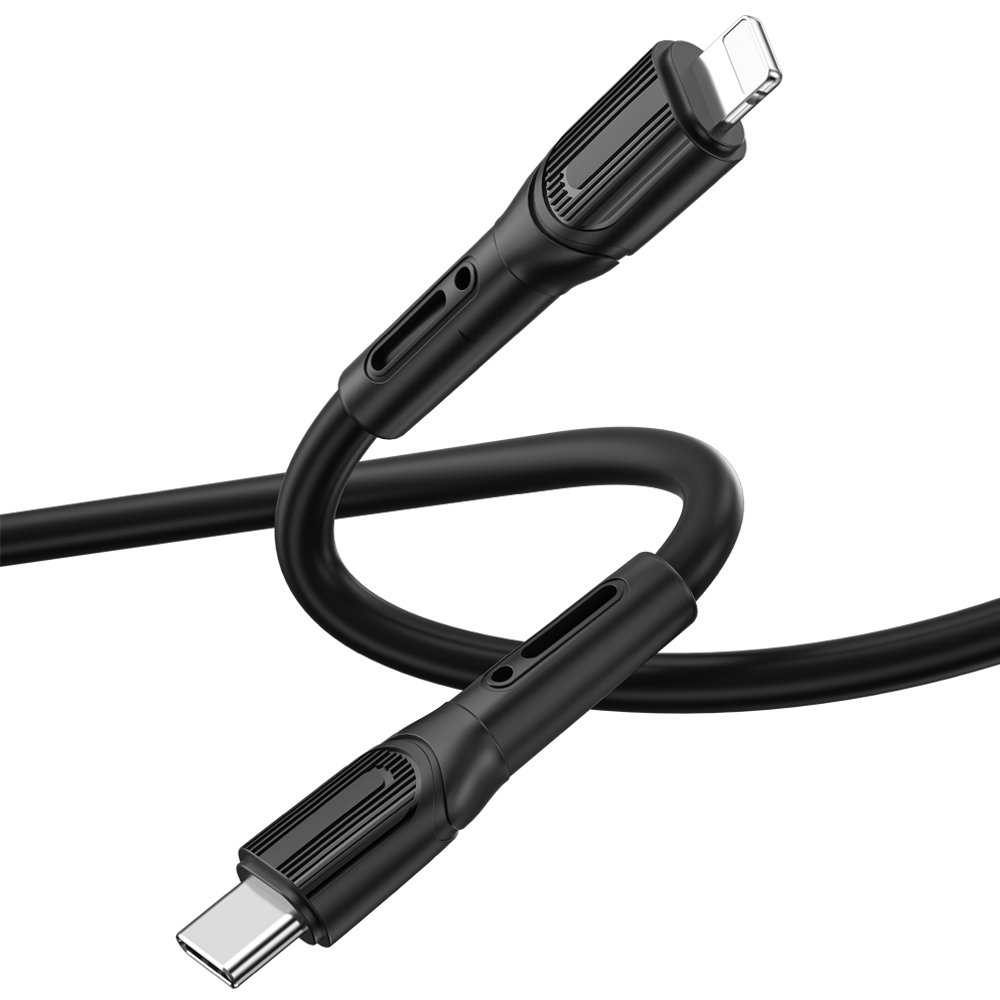 Wiwu Armor Wİ-C005 Kablo Ucu Korumalı Tasarım 20W Hızlı Şarj Özellikli Type-C to Lightning PD Kablo 1M - 7