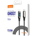 Recci RTC-P21CLPD Ghost Serisi 20W Hızlı Şarj Özellikli Type-C To Lightning PD Kablo 1.2M - 5