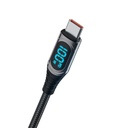 Recci RTC-P21CCPD Ghost Serisi 100W Hızlı Şarj Özellikli Type-C To Type-C PD Kablo 1.2M - 2