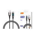 Recci RTC-P21C Ghost Serisi 66W 6A Hızlı Şarj Özellikli USB-A To Type-C Kablo 1.2M - 5