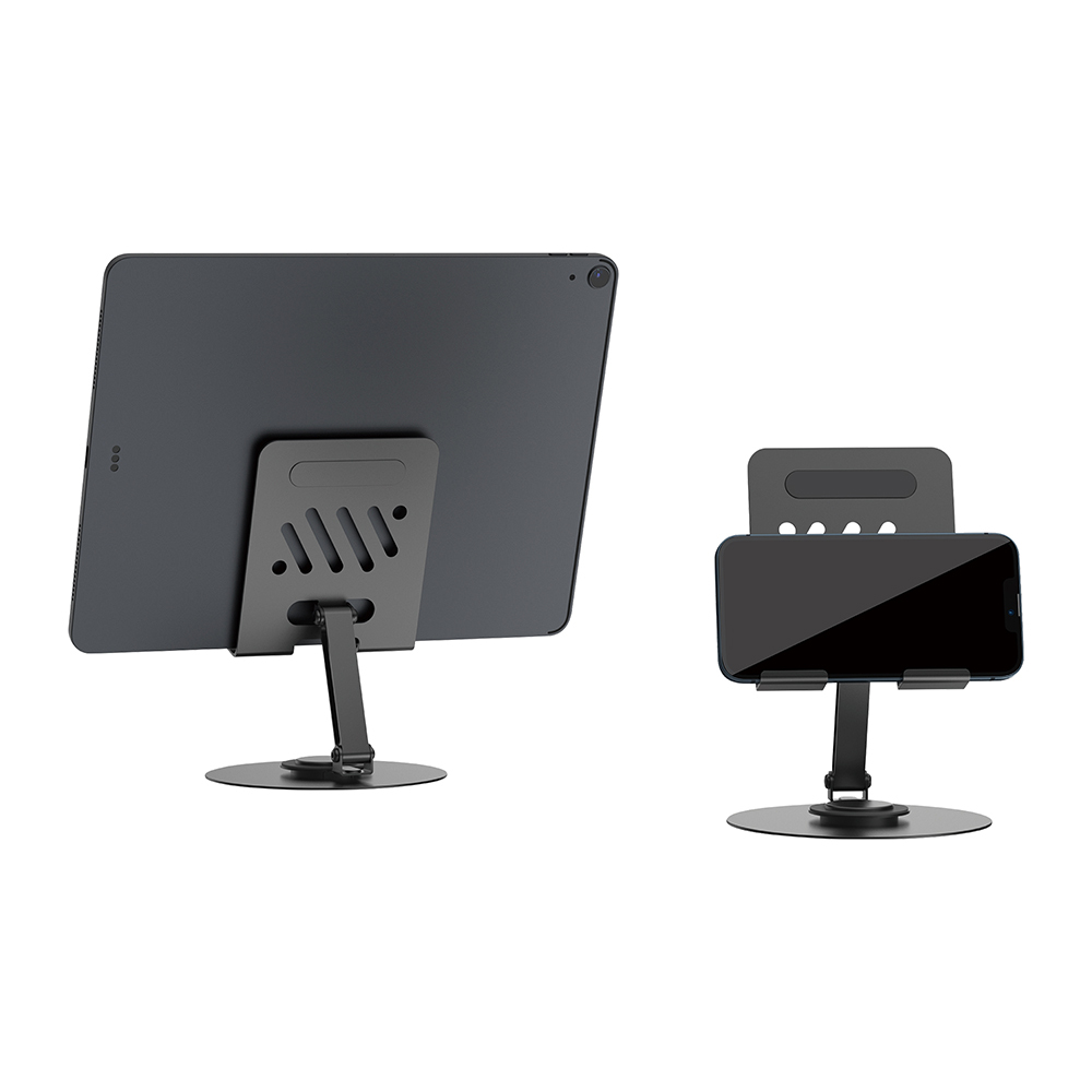 Wiwu ZM-013 Taşınabilir Katlanabilir 360° Dönebilen Metal Telefon ve Tablet Standı - 3